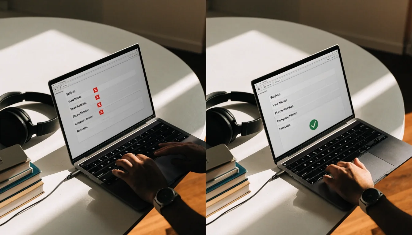A desk team reviewing written questions before replying